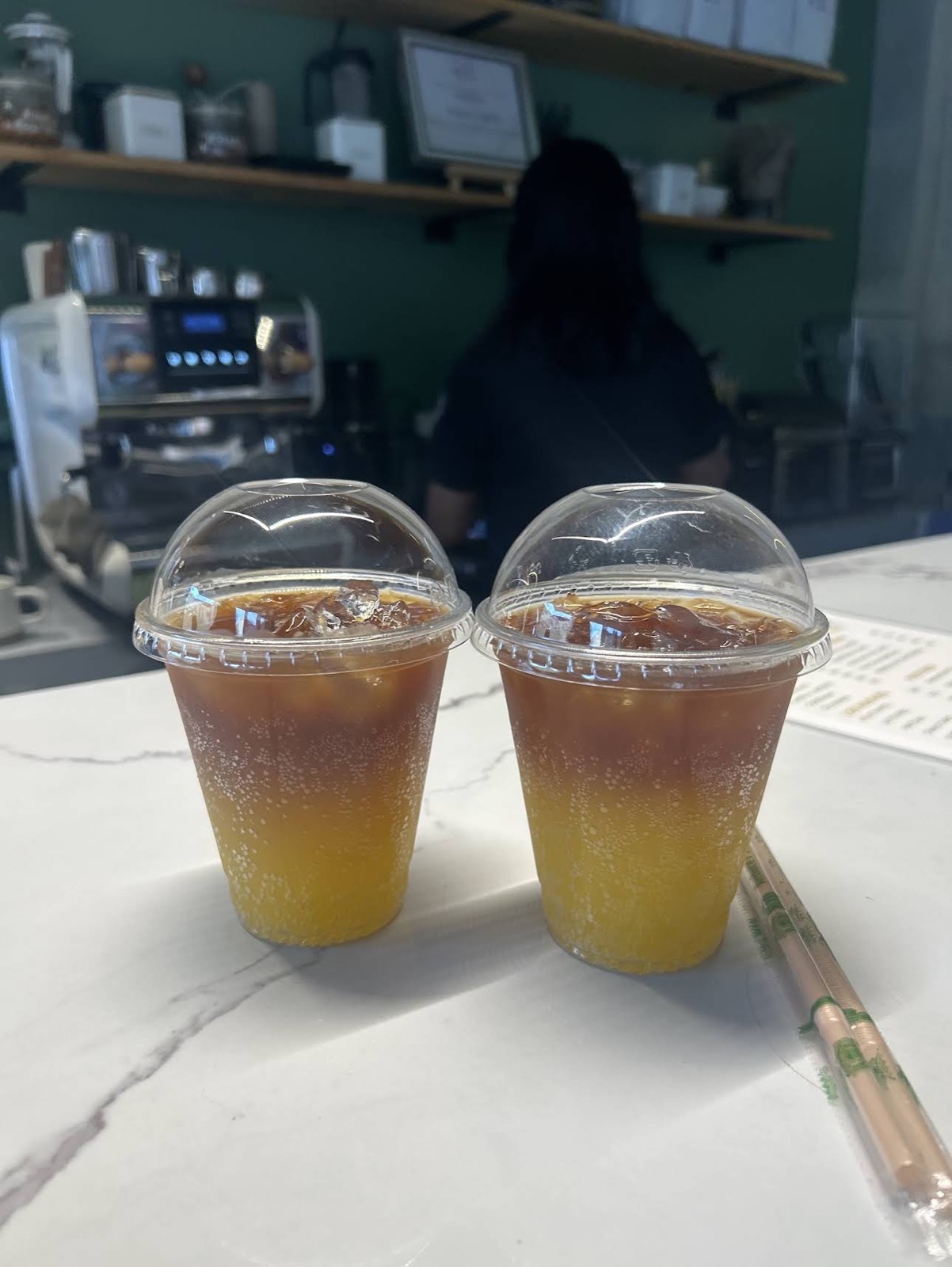 Café helado en la barra de Bengala