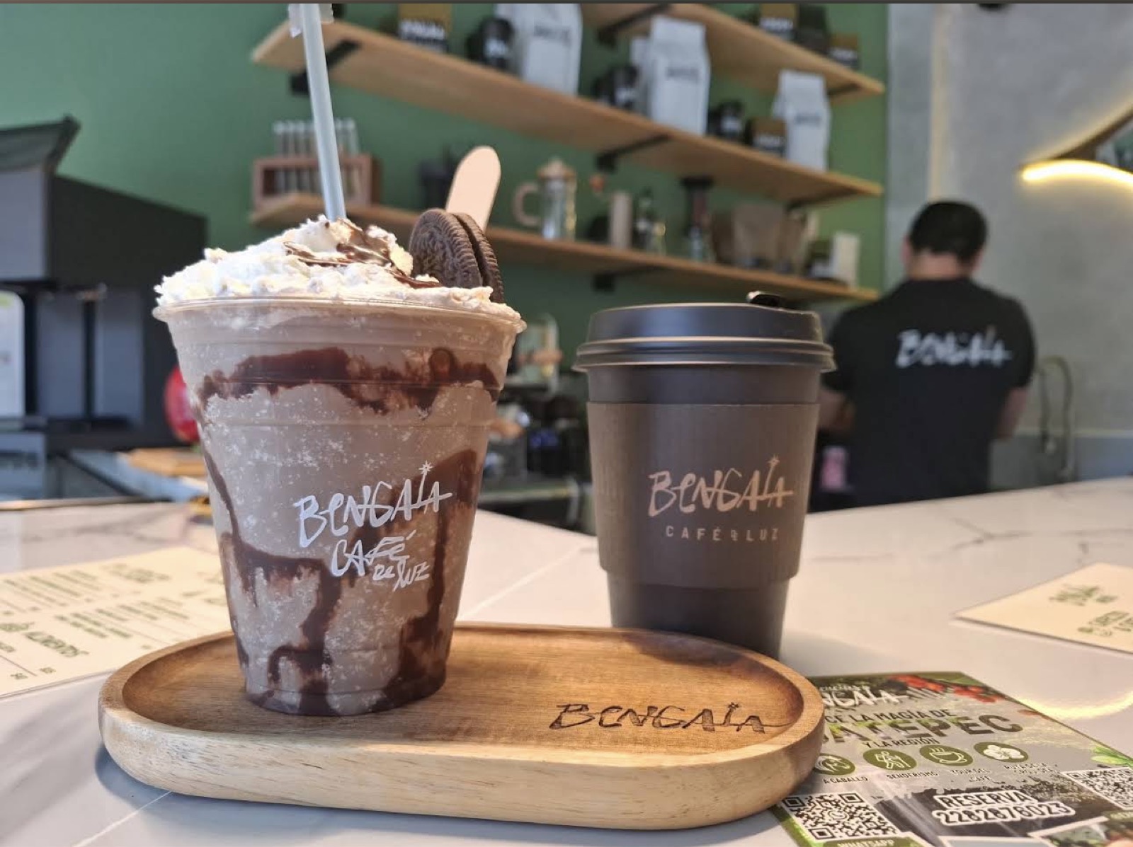 Frappé con oreo en Bengala Café